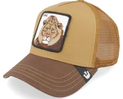 Trucker-Goorin Bros. The King Lion Whiskey Trucker - Brown