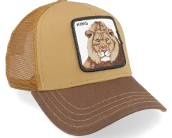Trucker-Goorin Bros. The King Lion Whiskey Trucker - Brown