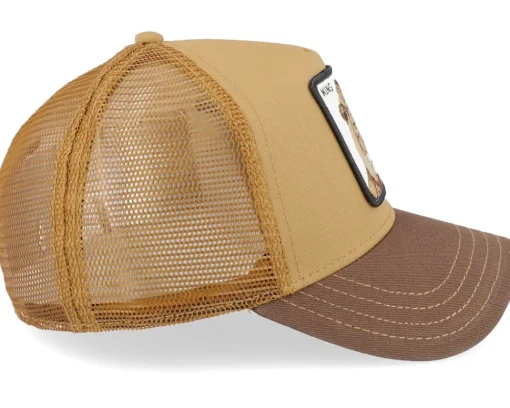 Trucker-Goorin Bros. The King Lion Whiskey Trucker - Brown