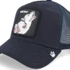 Trucker-Goorin Bros. The Lone Wolf Navy Trucker - Blue