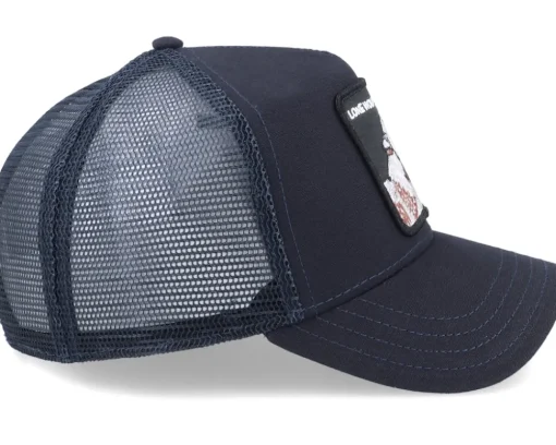 Trucker-Goorin Bros. The Lone Wolf Navy Trucker - Blue