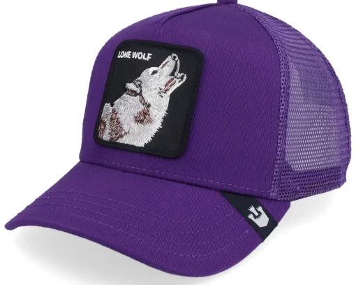 Trucker-Goorin Bros. The Lone Wolf Navy Trucker - Blue
