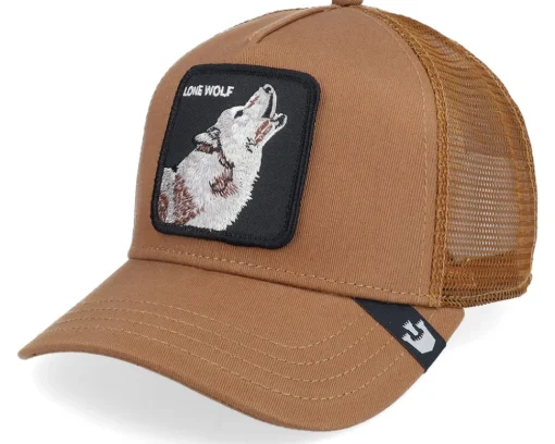 Trucker-Goorin Bros. The Lone Wolf Navy Trucker - Blue