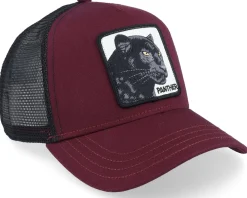 Trucker-Goorin Bros. The Panther Wine/Black Trucker - Red