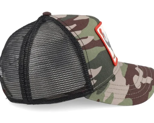 Trucker-Goorin Bros. The Rooster Camo/Black Trucker -