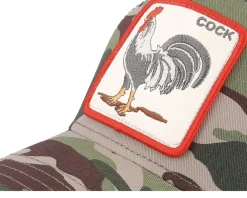 Trucker-Goorin Bros. The Rooster Camo/Black Trucker -