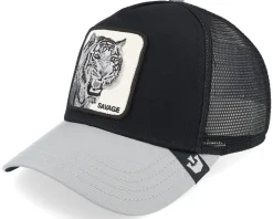 Trucker-Goorin Bros. The Savage Tiger Big Cats Black A-Frame Trucker -