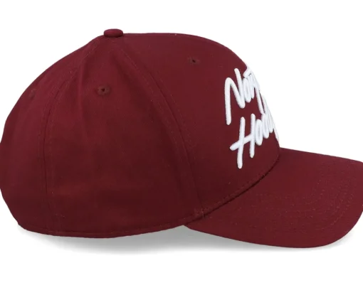 Outlet Northern Hooligans The Script Cap Maroon Adjustable -