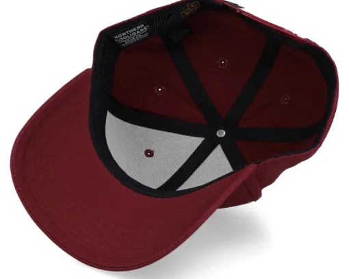 Outlet Northern Hooligans The Script Cap Maroon Adjustable -
