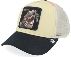 Trucker-Goorin Bros. The Slick Seal Beige A-Frame Trucker -