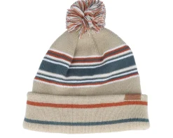 Pom Beanies-Quiksilver The Standstill Birch Pom - Beige