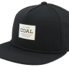 Snapback-Coal The Uniform Mid Crown Snapback - Black