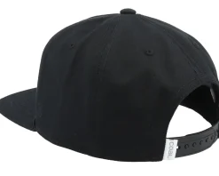 Snapback-Coal The Uniform Mid Crown Snapback - Black