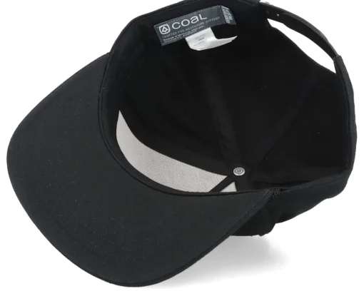 Snapback-Coal The Uniform Mid Crown Snapback - Black