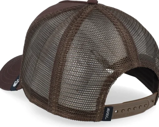 Trucker-Goorin Bros. The Wildcat Tiger Seasonal Core Brown A-Frame Trucker -