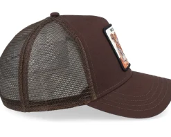Trucker-Goorin Bros. The Wildcat Tiger Seasonal Core Brown A-Frame Trucker -