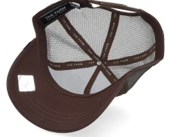 Trucker-Goorin Bros. The Wildcat Tiger Seasonal Core Brown A-Frame Trucker -