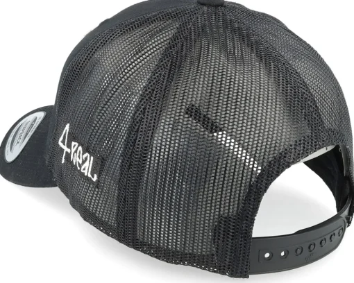 Hot 4REAL Thinking Out Loud Patch Black Trucker -