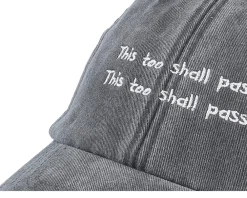 Sale Fair This Too Shall Pass Dad Cap - Black