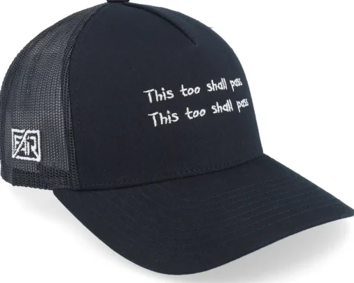 Sale Fair This Too Shall Pass Dad Cap - Black