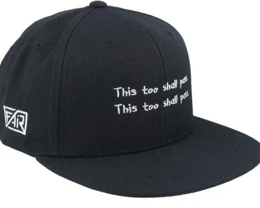 Sale Fair This Too Shall Pass Dad Cap - Black