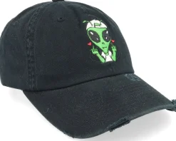 Dad Cap-Abducted Thug Alien Fu Destroyed Dad Cap - Black