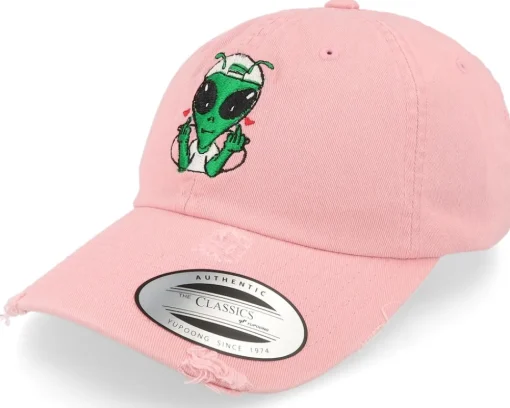 Dad Cap-Abducted Thug Alien Fu Destroyed Dad Cap - Pink