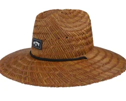 New Billabong Tides Brown Straw Hat -