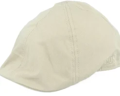 Organic Caps-MJM Hats Tiel Organic Cotton Beige Flat Cap -