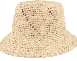 Buckets | Straw Hat-Barts Tikia Hat Natural Straw Bucket -