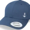 Adjustable-Iconic Tiny Anchor Curved Navy Adjustable -
