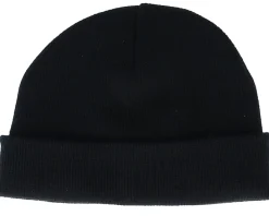 Short Beanies-Iconic Tiny Astronaut Black Short Beanie -