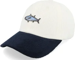Dad Cap-Skillfish Tiny Bluefin Tuna Corduroy Off White/Navy Dad Cap -