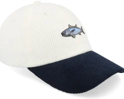 Dad Cap-Skillfish Tiny Bluefin Tuna Corduroy Off White/Navy Dad Cap -