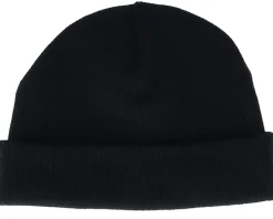 Short Beanies-Iconic Tiny Broken Mended Heart Black Short Beanie -