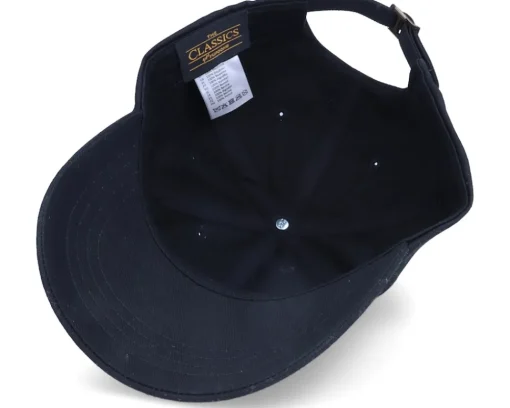 Dad Cap-Iconic Tiny Butterflies Black Dad Cap -