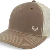 Clearance Hunter Tiny Deer Antlers 112wh Hawthorne Split Buck/Khaki A-Frame Trucker - Brown