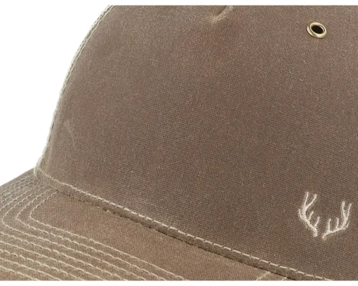 Clearance Hunter Tiny Deer Antlers 112wh Hawthorne Split Buck/Khaki A-Frame Trucker - Brown