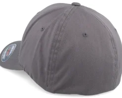 Clearance Hunter Tiny Deer Wooly Combed Dark Grey Flexfit -
