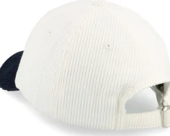Dad Cap-Skillfish Tiny Mako Shark Corduroy Off /Navy Dad Cap - White