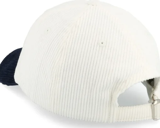 Dad Cap-Skillfish Tiny Mako Shark Corduroy Off /Navy Dad Cap - White