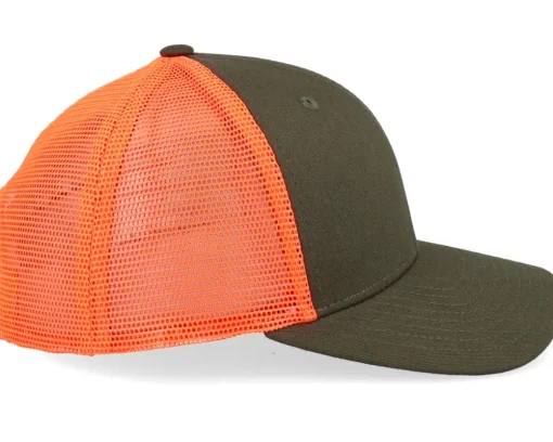 Best Hunter Tiny Moose Antlers Dark Mash/Fluorescent Orange Trucker - Green