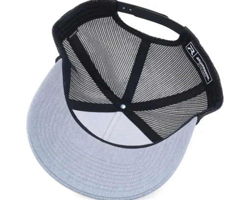 Trucker-Hunter Tiny Moose Antlers 112fpr Heather Grey/Black Rope A-Frame Trucker -