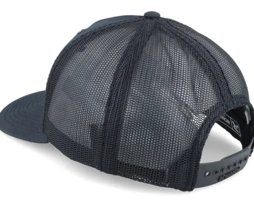 Trucker-Hunter Tiny Moose Antlers 112wh Hawthorne Solid A-Frame Trucker - Black