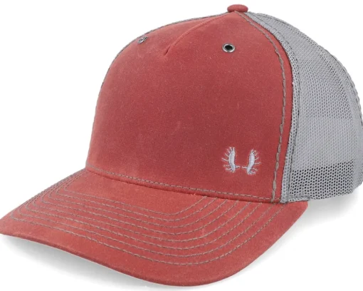 Trucker-Hunter Tiny Moose Antlers 112wh Hawthorne Solid A-Frame Trucker - Black