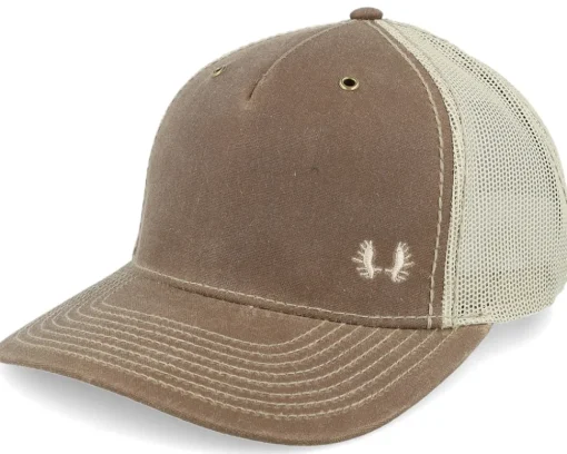 Trucker-Hunter Tiny Moose Antlers 112wh Hawthorne Solid A-Frame Trucker - Black