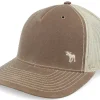 Trucker-Hunter Tiny Moose 112wh Hawthorne Split Buck/Khaki A-frame Trucker - Brown