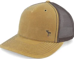 Trucker-Hunter Tiny Moose 112wh Hawthorne Split Buck/Khaki A-frame Trucker - Brown