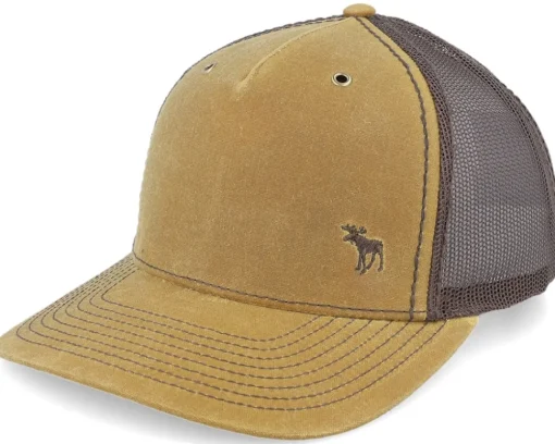 Trucker-Hunter Tiny Moose 112wh Hawthorne Split Buck/Khaki A-frame Trucker - Brown