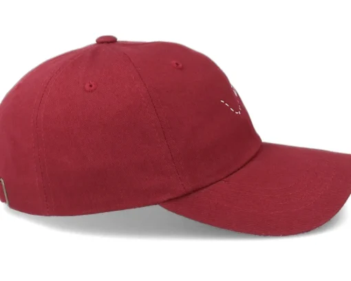 Hot Abducted Tiny Paper Plane Maroon Dad Cap -